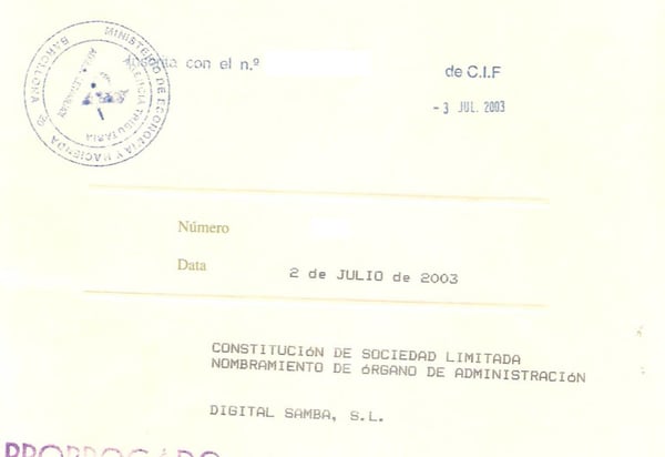 Digital Samba company registration