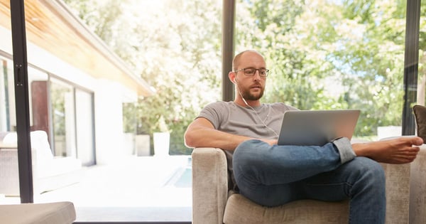Working from home means more flexibility.