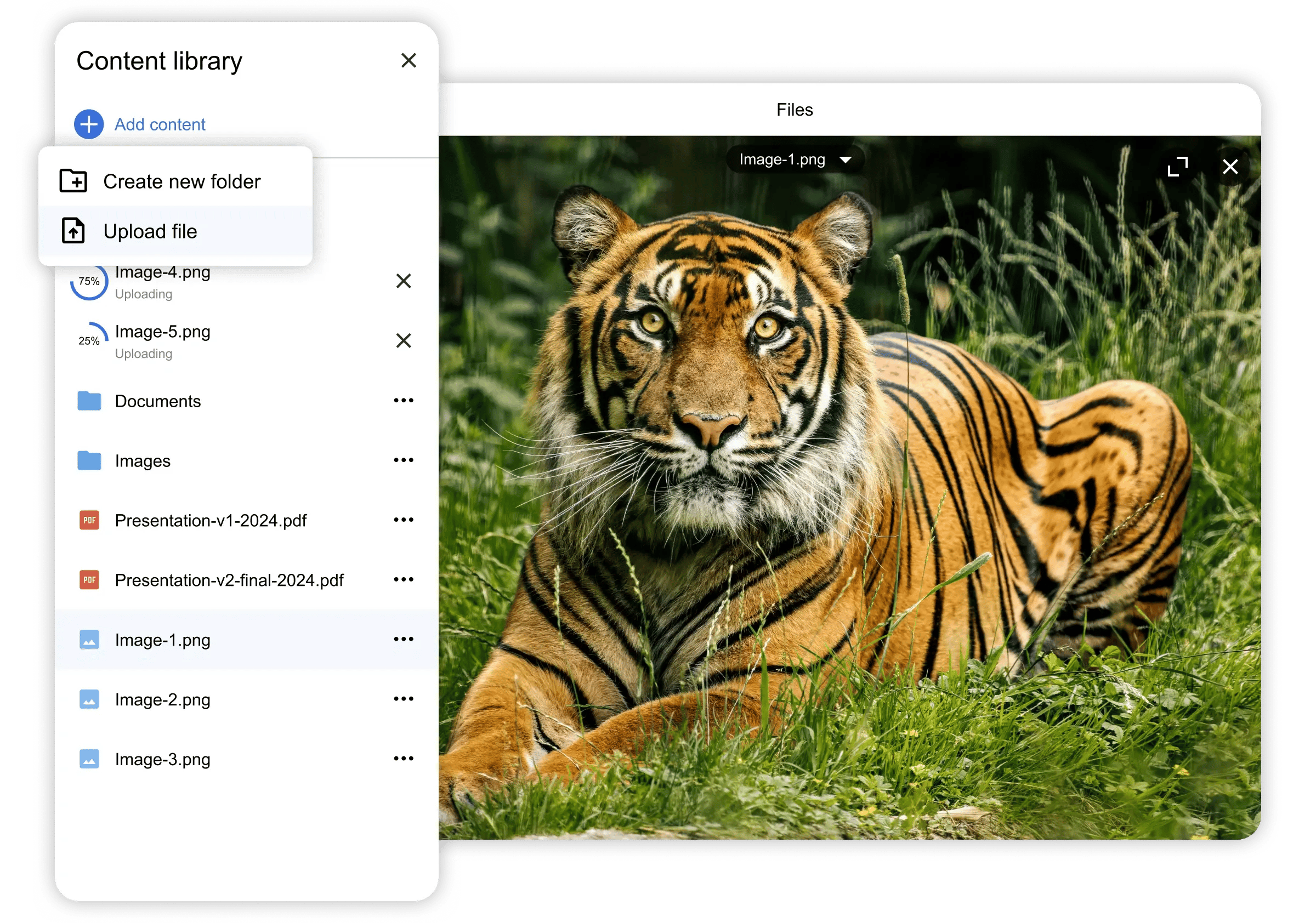 2. Introducing the Content Library